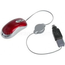 MINI MOUSE ÓPTICO RETRÁTIL 800DPI PARA NOTEBOOK E PC